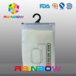 Frosted PVC Plastic Pouches Packaging Hanging Bag With k For Kids Cloth for sale