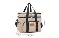 China Custom Insulated Lunch Bags Insulated Rectangle 33*25*29cm For Camping supplier