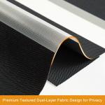 100% Polyester Horizontal Plain Color Zebra Sun Shade Blinds For Window Fabric for sale