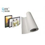 Inkjet Digital Printing Polyester Canvas Rolls , Wide Format Canvas Digital Print Fabric for sale