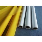 White / Yellow 110 Monofilament Polyester Mesh Plain Weave 30-70m / Roll