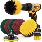 0.3mm Bathroom Drill Scrubber Brush 280g Power Scrubber Brush Bit Pad for sale