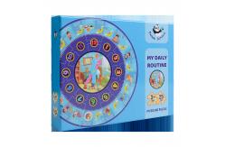 China Kids Daily Routine Clock Jigsaw Puzzle Toy for Hand Eye Coordination supplier