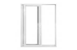 China White PVC UPVC Patio Sliding Door Exterior With Mosquito Net supplier