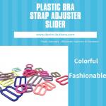 DTM Nylon Coated Plastic Bra Strap Adjuster Slider for sale