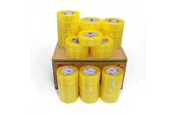 China Transparent Yellow BOPP Adhesive Tape for Packing supplier