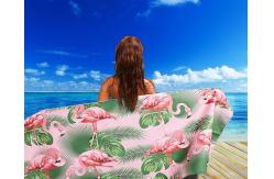China High Absorbency Printed Large Beach Towel With Patterns Custom Quick Dry supplier