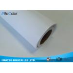 Outdoor Waterproof Canvas Fabric 260gsm Solvent Polyester Canvas For Inkjet Print