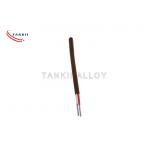 K Type PTFE Insulated Thermocouple Extension Cable 24AWG for sale