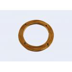 Oil Free Self Lubricating Sliding Washer Custom Size With Yellow Color for sale