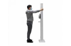 China Disinfection Column 110cm Height Walk Through Temperature Scanner supplier