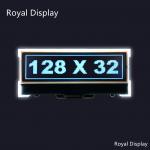 128X32 DFSTN Black Negative Cog Monochrome Graphic LCD Display for sale