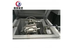 China Electric Heating Shuttle Rotomolding Machine For Experiment Or Small Hollow Plastics supplier