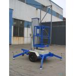 One Mast 8m Aerial Work Platform , 130Kg Towing Type for sale