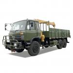 Dongfeng 6x6 AWD 8 Ton Truck Mounted Crane Left Steering 170hp for sale
