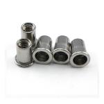 GB17880.5 Stainless Steel Rivnut Insert Blind Rivet Nut Flat Head Riveted Nuts for sale