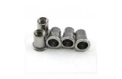 China GB17880.5 Stainless Steel Rivnut Insert Blind Rivet Nut Flat Head Riveted Nuts supplier