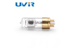 China DD2.5TB Deuterium Lamp , 95mm 300mA D2 Lamp quartz with metal base supplier