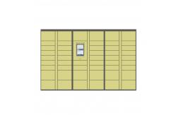 China Smart Parcel Locker Android System Digital Lcd Interface Advertisement Player And Vending Kiosk supplier