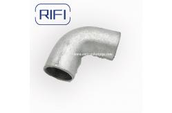China 20mm 25mm Solid Elbow GI Conduit Fittings Electrical Conduit System  With Galvanized Steel supplier