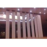 Classroom Folding Partition Walls , 85mm Leather Operable Room Dividers