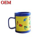 OEM Plastic Cartoon Cute Cup / 3D Model Clear Plastic Mug for sale