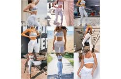 China Zenra Animal Printed Active Wear Set Seamless Revisible Custom Activewear Manufacturers supplier