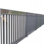 Powder Coated Frame 304ss Modern Design Metal Galvanized Aluminum Steel Fence for sale