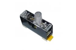 China 10A 35mm Din Rail Mount Fuse Holder 3AG With LED Indicator Light supplier
