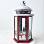 Outside decorative hanging garden Hollow windproof metal Christmas Moroccan lantern decor for sale