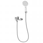 Handshower Factory Supply Wall Mounted Round Shape Hand Shower ABS With Faucet Household for sale