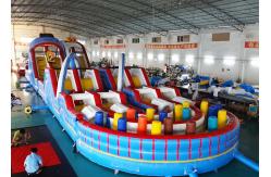 China Giant Adult Inflatable Obstacle Challenges With Digital Printing supplier