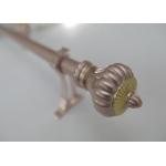 Decorative Dining Room 19mm Black Curtain Pole Finials for sale