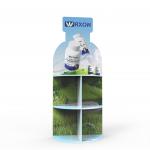 PVC Floor To Floor Display Rack Store Display Stand For Alcohol And Health Products for sale