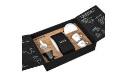 China Custom Embossed Logo Rigid Cardboard Packaging with Individule supplier