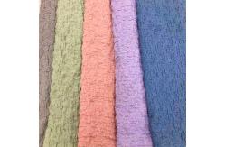 China 180-300gsm 100% Polyester Pleated Stretch Knitted Fabric Plain Crinkle Material supplier