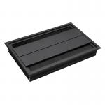 Hidden Cables Aluminium Desktop Socket Box Socket Cable Storage Box