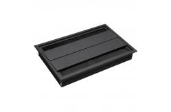 China Hidden Cables Aluminium Desktop Socket Box Socket Cable Storage Box supplier