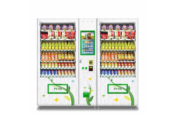 Eco Friendly Elevator Vending Machine Smooth Deliver Combo With Refrigeration