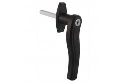 China Cylinder Handle Black Door Lock Keyless Enclosures Electrical Safe Box Latch supplier