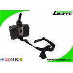Brightness 15000lux Mining Cap Lamp Aluminum Lighting Cup Low Power Warning