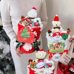 Christmas Plush Doll Bouquet Creative Snowman Gift Set for Girlfriend for Christmas Eve & Decor for sale