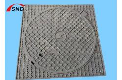 China Square Round Hole D400 Manhole Cover With Spring Lock GB/T23858-2009 supplier