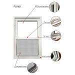 American PVC Vertical Sliding UPVC Windows Vinyl Double Hung Low E Glass Windows