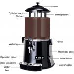 Hot Drink Beverage Chocolate Coffee Dispenser Latte Mocha Tea Mixer Cocoa Machine for sale