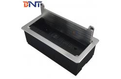 China Office Furniture Brush Cover Desktop Socket Hidden In Desk Table For Commercial supplier