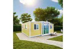 China Yellow Colour Customized Expandable Container Homes for Comfortable Living supplier