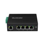 Gigabit 5 Port Industrial Ethernet Switch Hub Support POE At / Af Switch for sale
