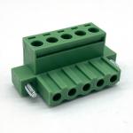 300V 10A M2.5 Screw Fixed Ear Plug-In Brass Terminal Block for sale