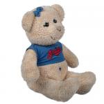 Adorable Brown Bear Doll , 26CM Fuzz Dressup Plush Bear Stuffed Animals